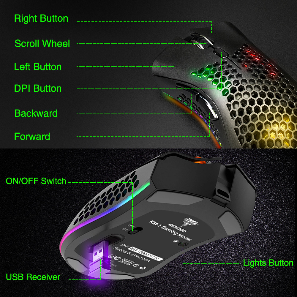 Bengoo Km-1 Wireless Gaming Mouse Software 